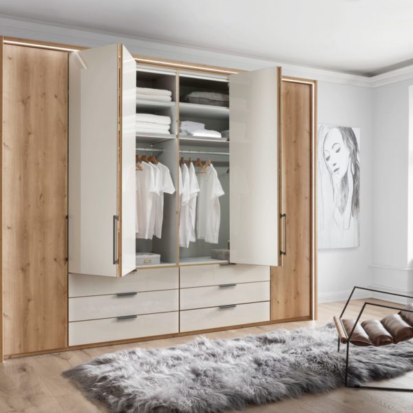 Monaco 2000 – the bi-fold door option - Bedroom Furniture by Wiemann