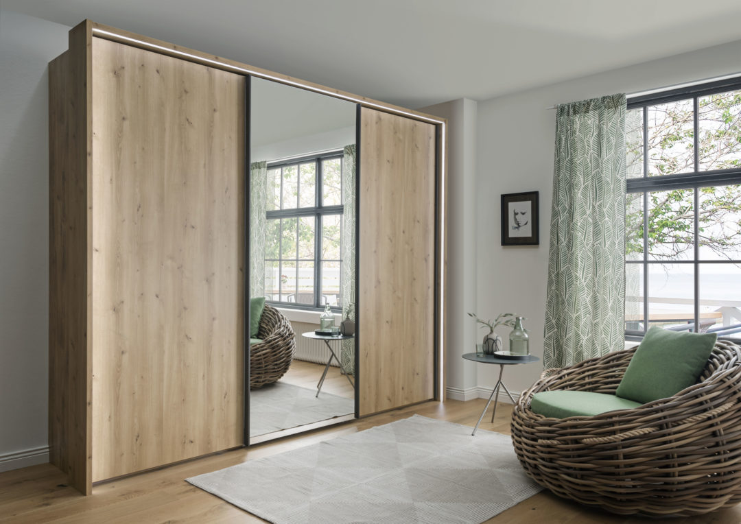 Monaco 3000 – the sliding door option - Bedroom Furniture by Wiemann