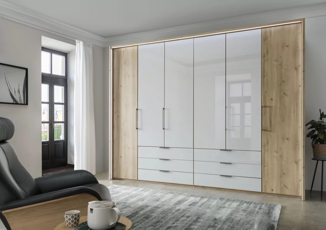 Monaco 2000 – the bi-fold door option - Bedroom Furniture by Wiemann